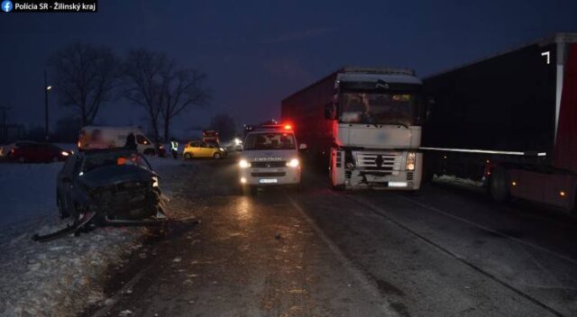 Vodička po nehode skončila v nemocnici