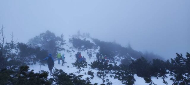 Silvestrovský výstup na  Veľký Choč 2022