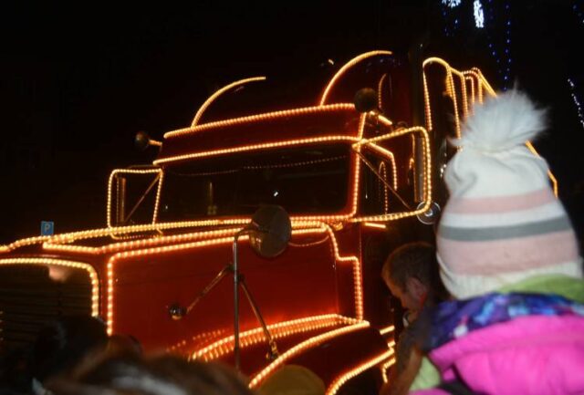 Kamión priviezol vianočnú náladu