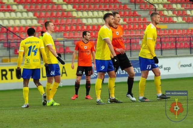 Pred zápasom fortunaligovej nadstavby Michalovce - Ružomberok