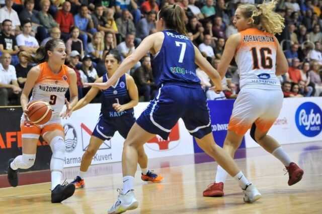 Ružomberské basketbalistky podľahli tureckému Hatayu 65:85