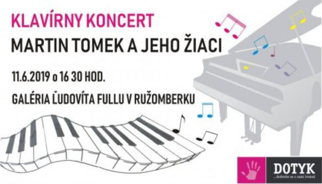KLAVÍRNY KONCERT : MARTIN TOMEK A JEHO ŽIACI