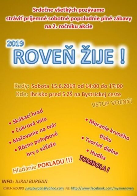 ROVEŇ ŽIJE 2019