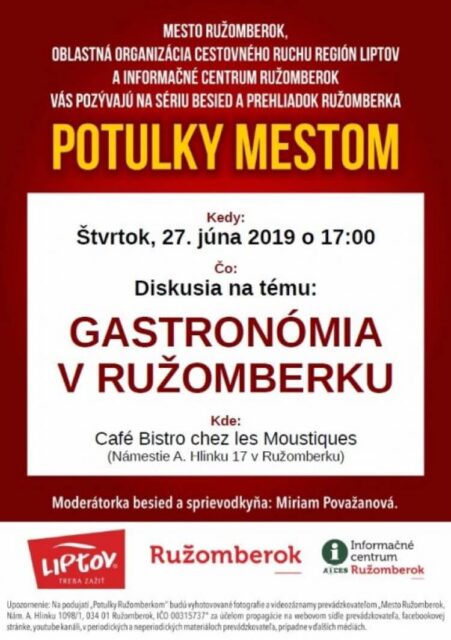 POTULKY MESTOM: GASTRONÓMIA V RUŽOMBERKU