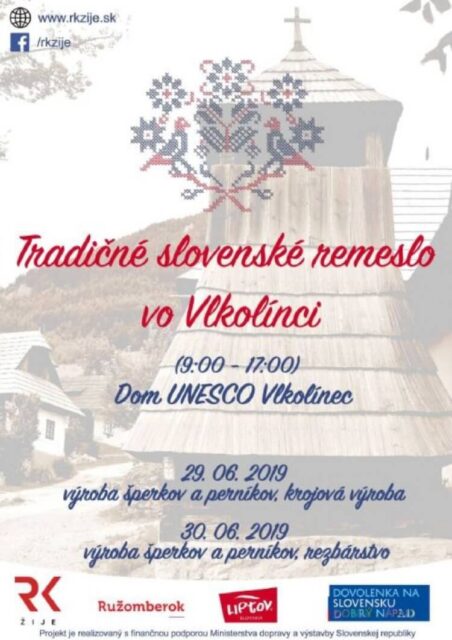 TRADIČNÉ SLOVENSKÉ REMESLO VO VLKOLÍNCI