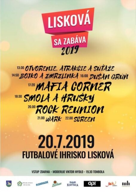 LISKOVÁ SA ZABÁVA 2019