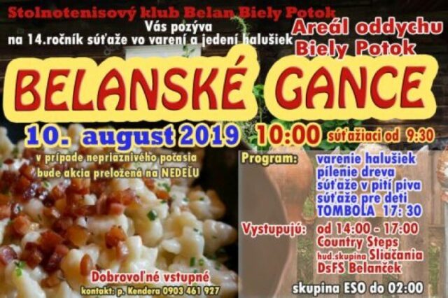 14. BELANSKÉ GANCE