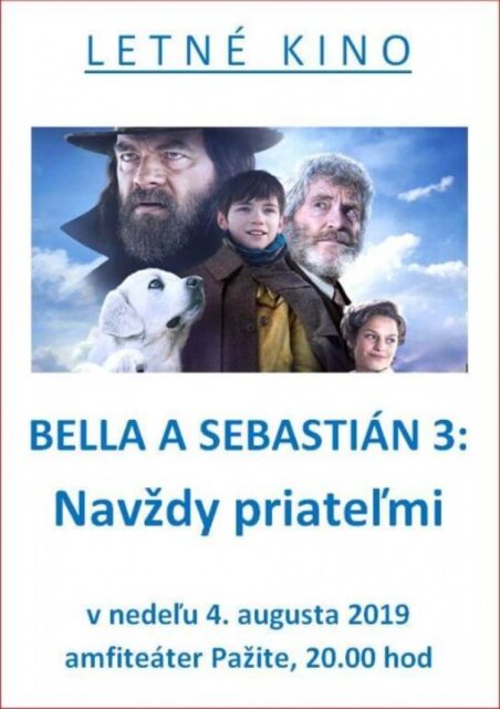 LETNÉ KINO: BELLA A SEBASTIÁN 3 - NAVŽDY PRIATEĽMI