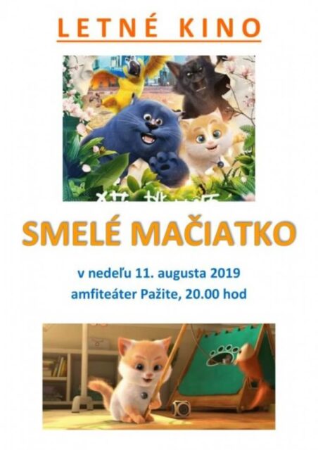 LETNÉ KINO: SMELÉ MAČIATKO