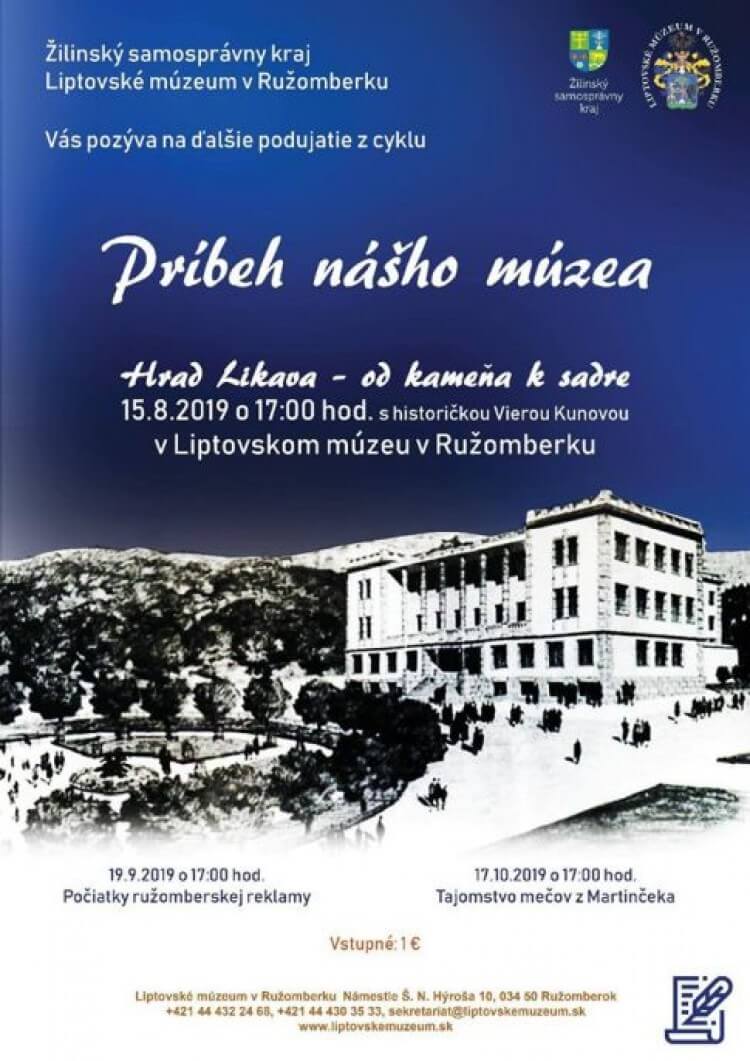 PRÍBEH NÁŠHO MÚZEA: HRAD LIKAVA - OD KAMEŇA K SADRE