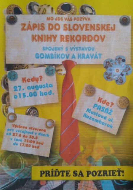 VÝSTAVA GOMBÍKOV A KRAVÁT