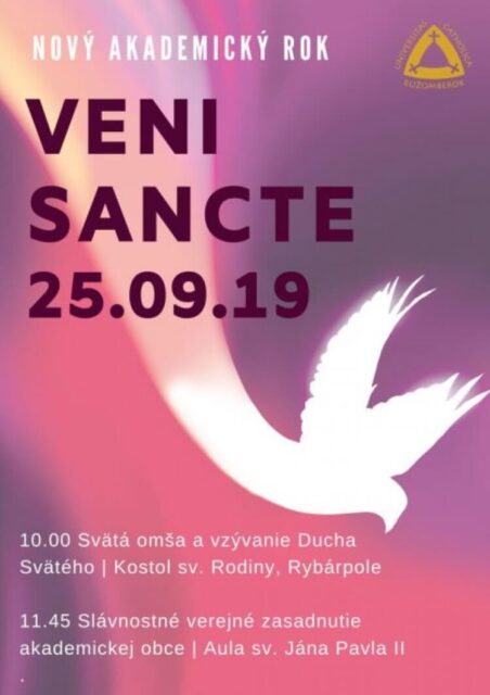 VENI SANCTE 2019