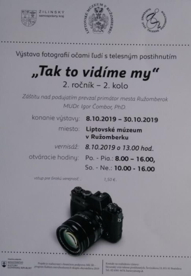 VERNISÁŽ VÝSTAVY TAK TO VIDÍME MY