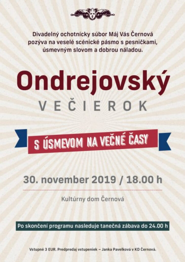 ONDREJOVSKÝ VEČIEROK