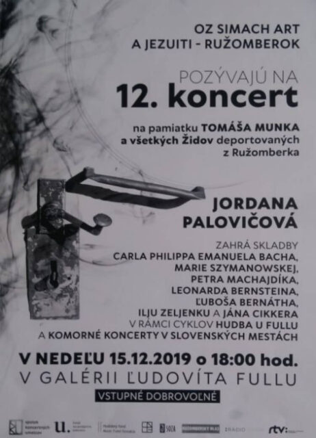 HUDBA U FULLU: XII. KONCERT NA PAMIATKU TOMÁŠA MUNKA