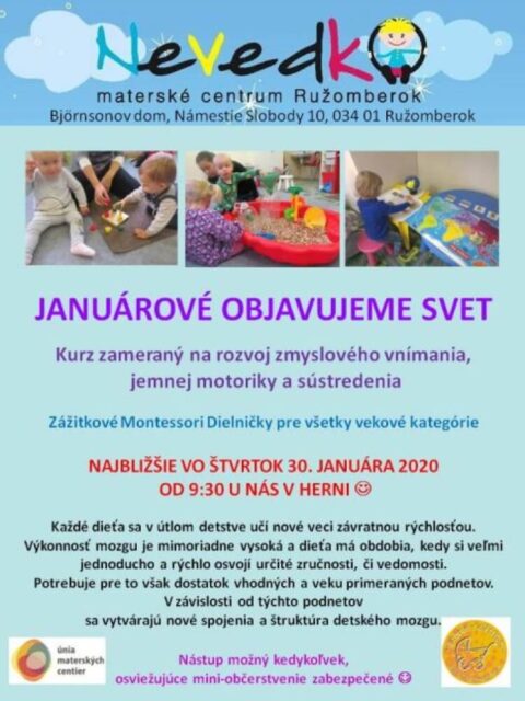 JANUÁROVÉ OBJAVUJEME SVET