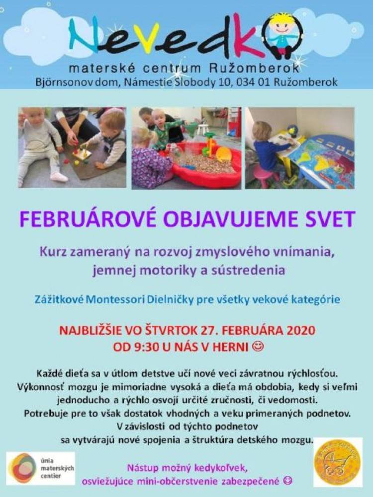 FEBRUÁROVÉ OBJAVUJEME SVET