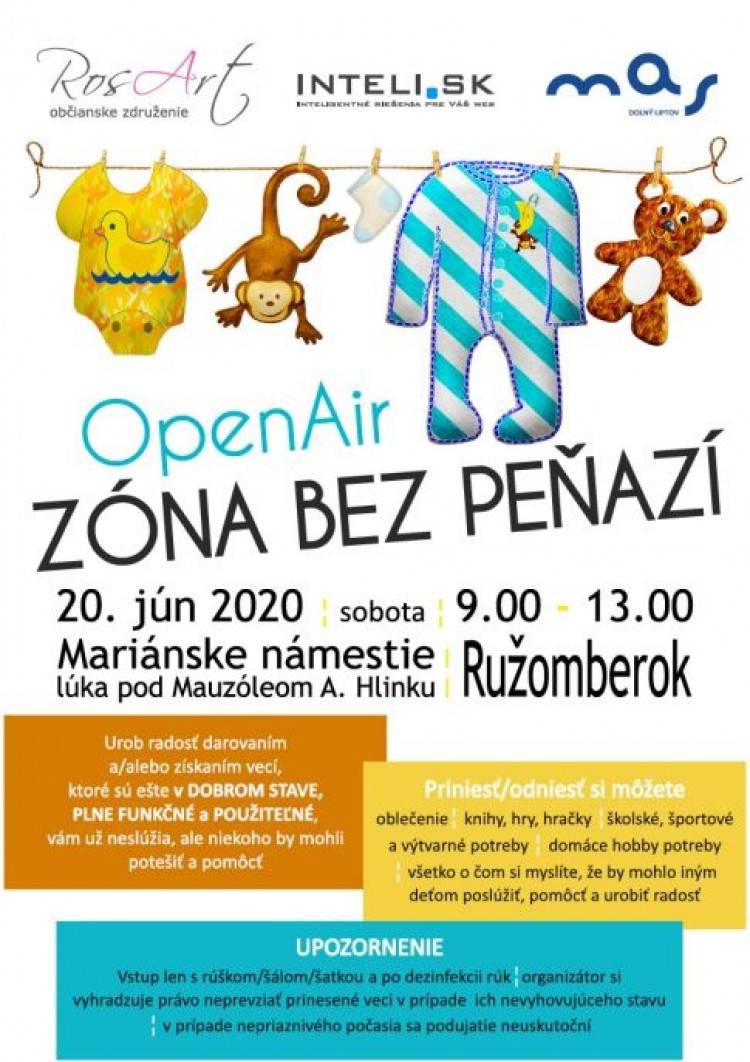 OPEN AIR ZÓNA BEZ PEŇAZÍ