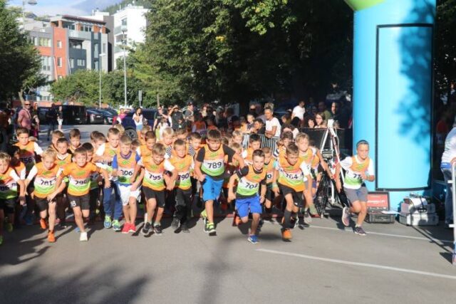 Atletická vábnička v uliciach mesta