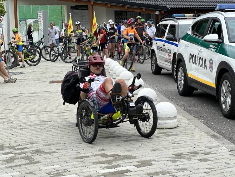Káčer na bicykli aj v Ružomberku
