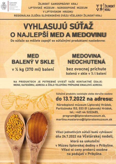 Odborníci na chov včiel a produkciu medu si to môžu rozdať medzi sebou