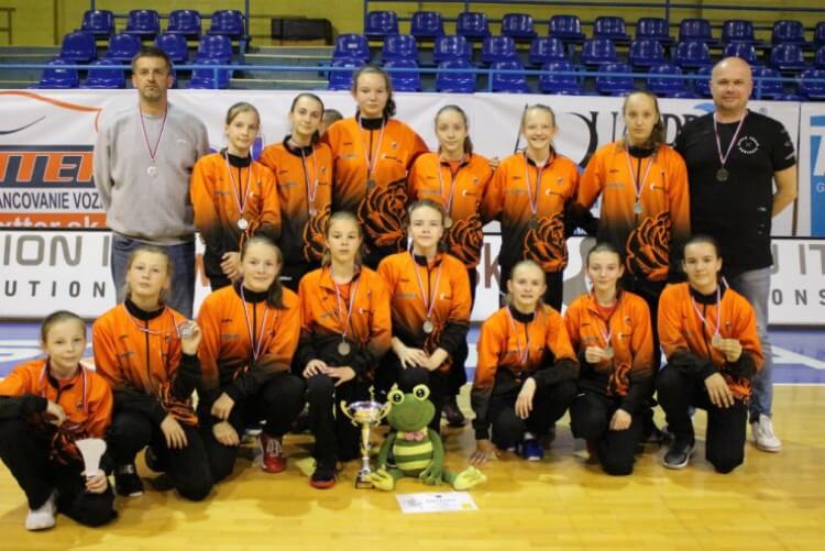 Pod košmi strieborné medaily sa hompáľali na krkoch ružomberských mladších žiačok