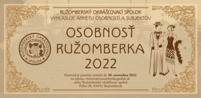Občania rozhodujú a Osobnosti svojho mesta
