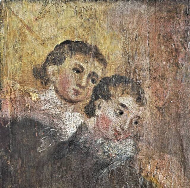 Pieta neznámeho autora s oprášeným leskom