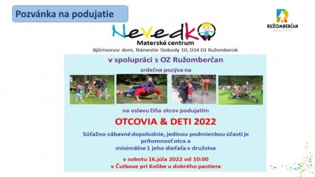 Otcovia & deti 2022