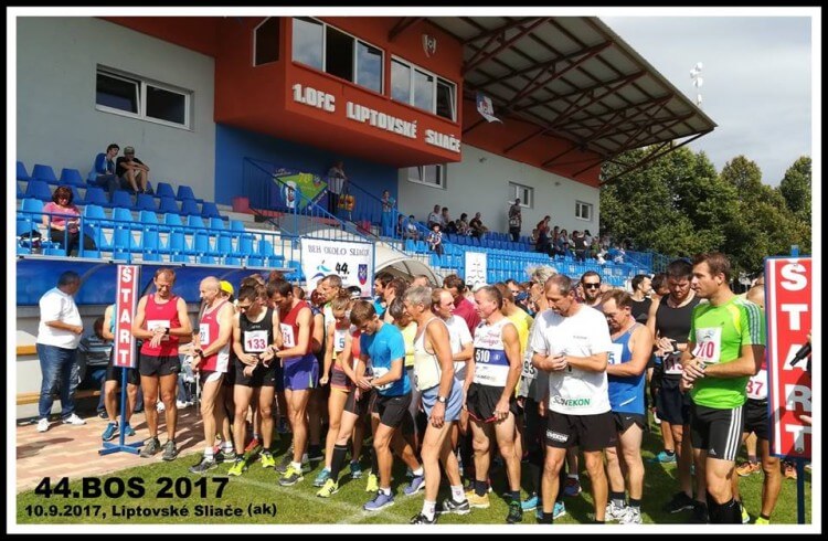 Bežci do Liptovských Sliačov na 45.ročník