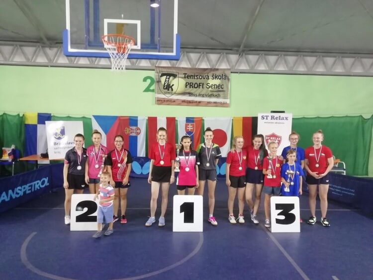 Stolnotenisový poter o body do pohára