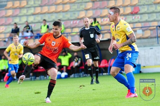 V Slovenskom pohári proti DAC - u pod Pustým hradom