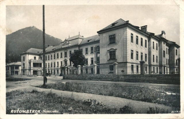 Takto stavali  mestskú  nemocnicu v Ružomberku