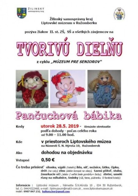 MÚZEUM PRE SENIOROV: PANČUCHOVÁ BÁBIKA