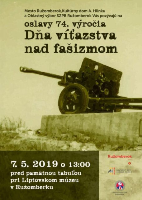 OSLAVY 74. VÝROČIA DŇA VÍŤAZSTVA NAD FAŠIZMOM