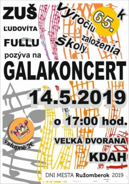 GALAKONCERT ZUŠ Ľ. FULLU