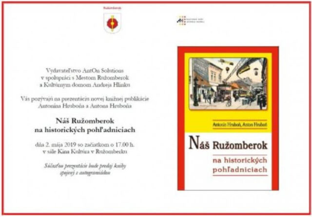 PREZENTÁCIA KNIHY NÁŠ RUŽOMBEROK NA HISTORICKÝCH POHĽADNICIACH