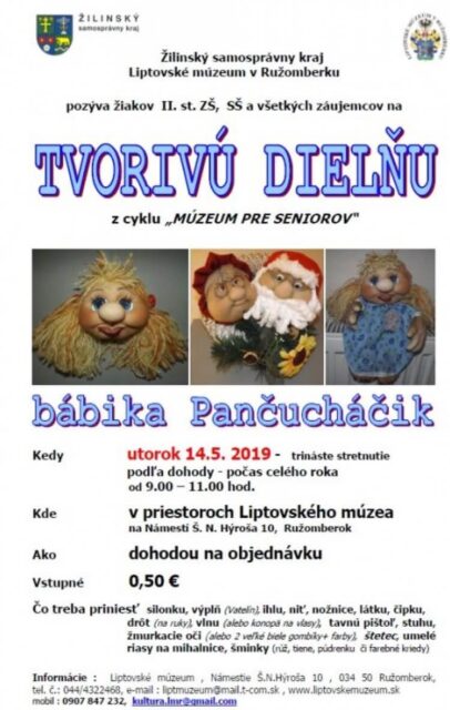 MÚZEUM PRE SENIOROV: BÁBIKA PANČUCHÁČIK