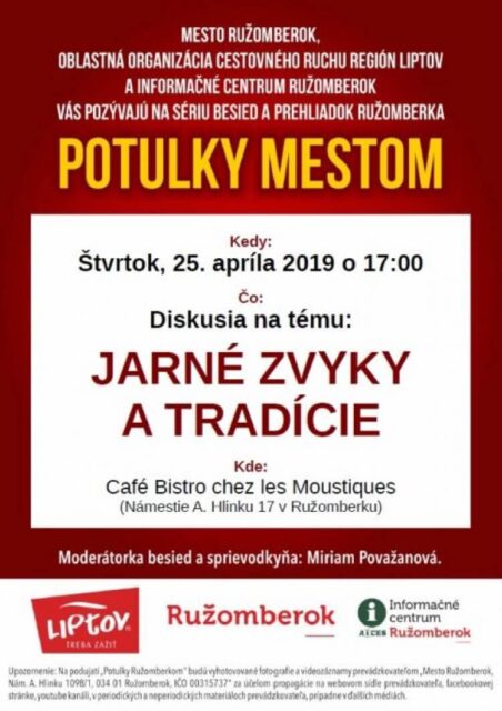 POTULKY MESTOM: JARNÉ ZVYKY A TRADÍCIE
