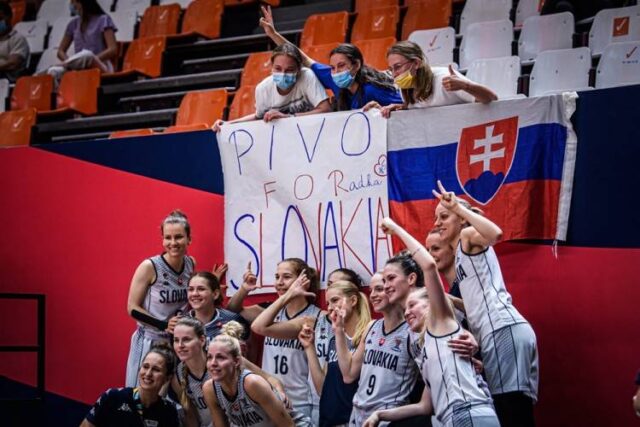 Na ME Slovenky vyhrali nad Bieloruskom 58:54