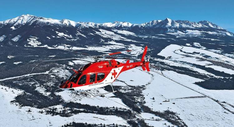 Po ženu priletel na Choč záchranársky vrtuľník