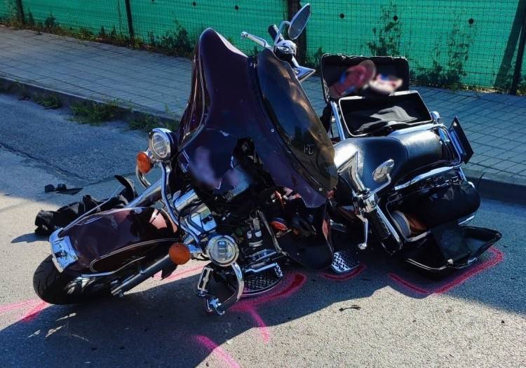 Motocyklista zomrel na mieste nehody