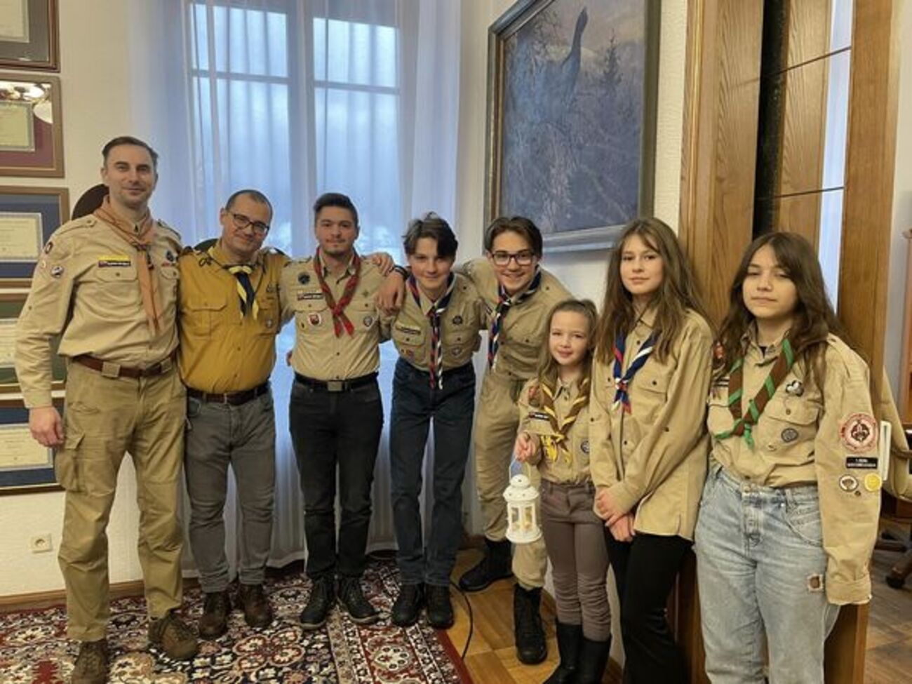 Betlehemské svetlo na radnici