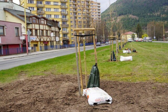 Zelený ostrov v centre má zlepšiť podmienky v Ružomberku