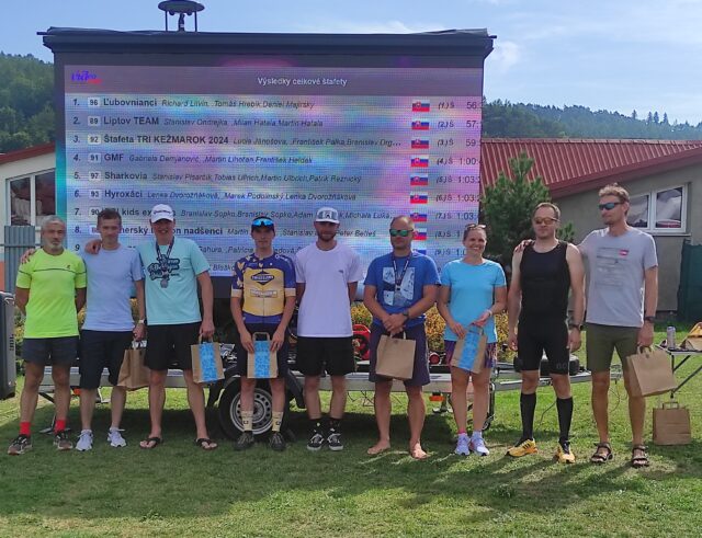 Triatlonové striebro z republiky