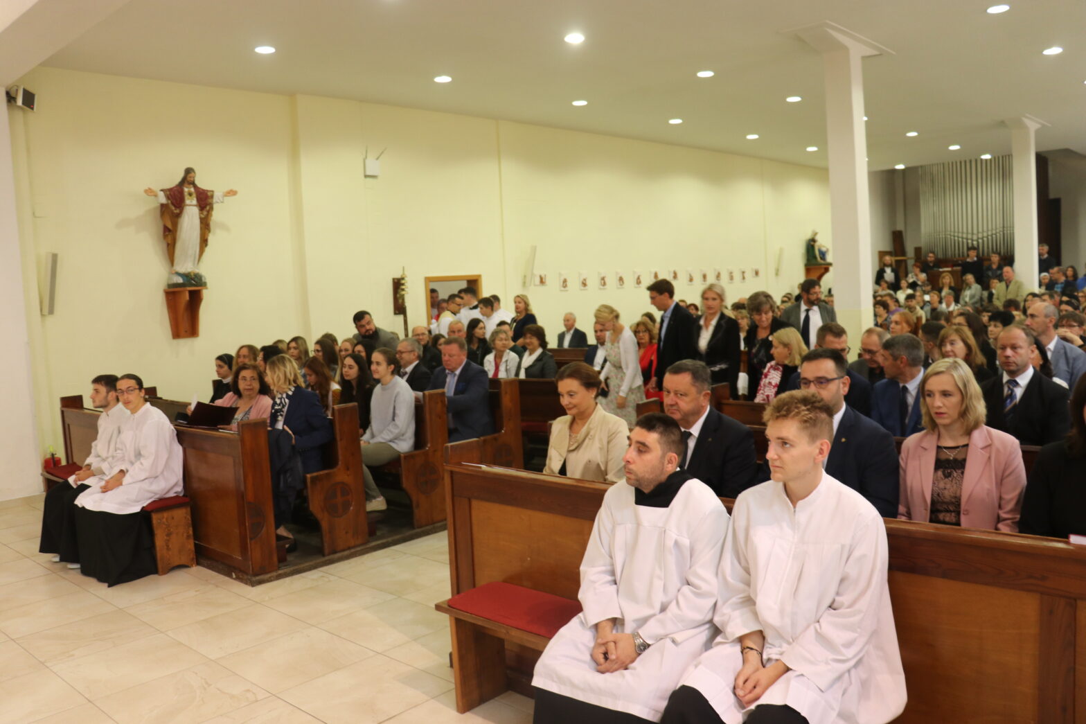 V rybárpolskom chráme (opäť) Veni Sancte