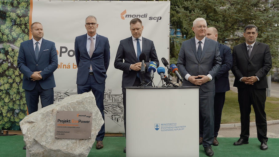 VIDEO: Základný kameň nového energetického zdroja poklepal aj minister