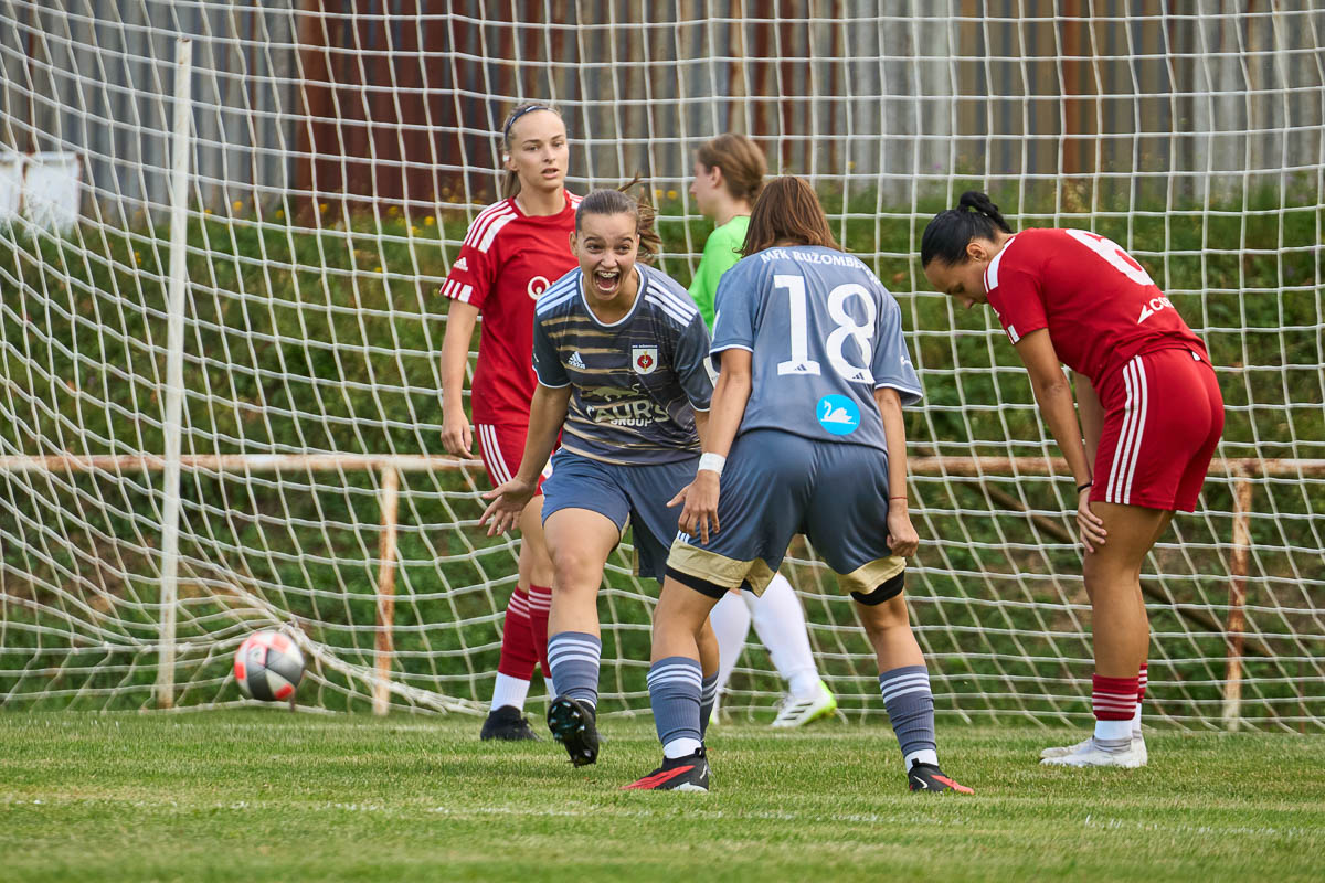 Ženy MFK Ružomberok sú v práci