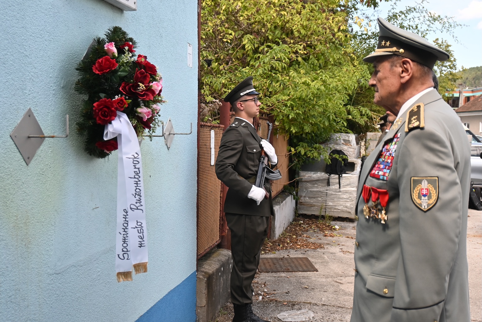 Spomienkových osláv SNP sa zúčastnil aj ich priamy účastník A. Bajdík