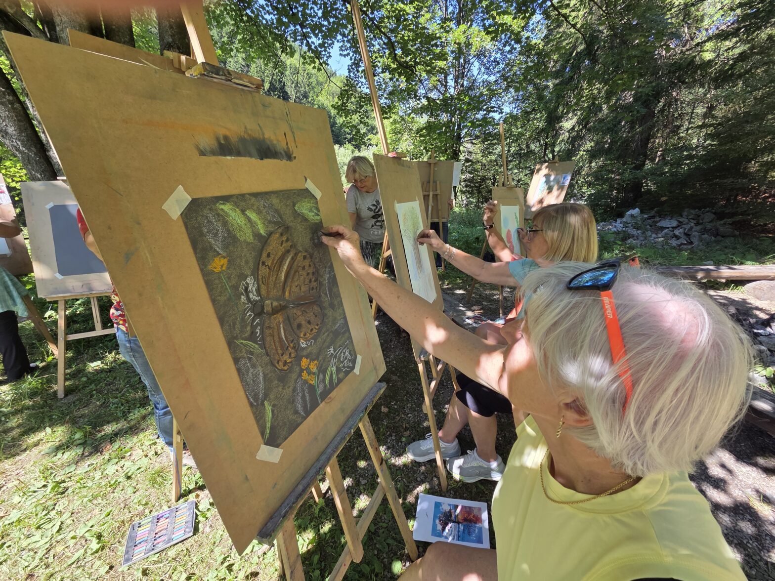 Maľovaním v prírode vyjadrili svoje pocity